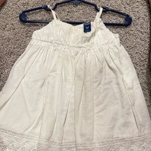 White Kids Sleeveless dress